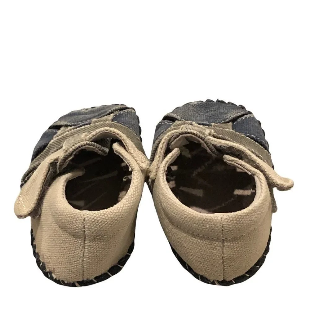 Pediped‎ infant denim and leather shoes size 6-12 months